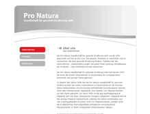 Tablet Screenshot of pro-natura-gmbh.de